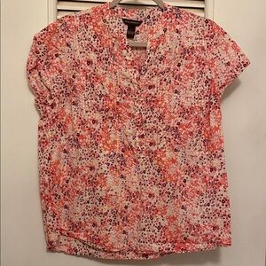 Vibrant Floral Women's Blouse